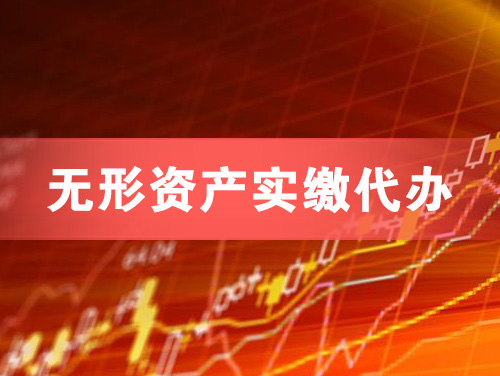 信阳无形资产实缴资本代办